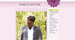 Desktop Screenshot of hirenkotak.com